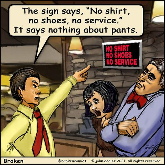 Broken Comics: No Pants